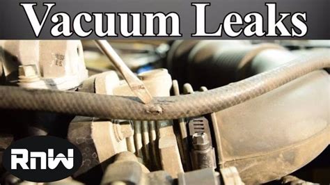 vacuum leak repair|Vacuum Leak: Symptoms, Causes, How to Fix